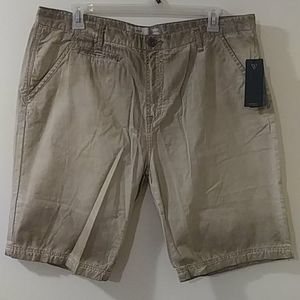 Guess Dark Chino Iconic Twill Tumble Shorts Sz 40